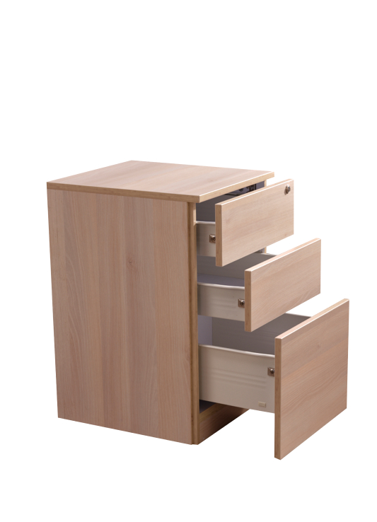 3 Drawers - Prelaminated