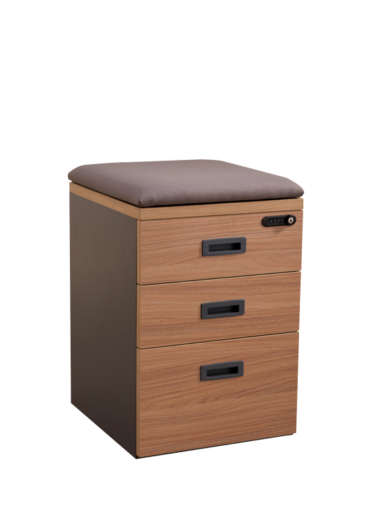 3 Drawers with Numeric Lock